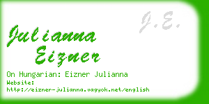 julianna eizner business card